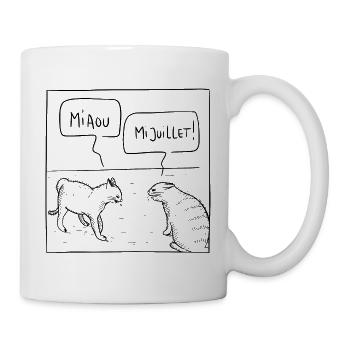 Chat - Mug blanc - blanc - Droite