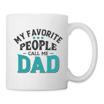 Mes personnes préférées m'appellent papa - Mug blanc - blanc - Droite