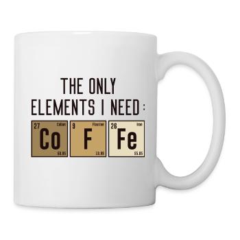 Die einzigen Elemente, die ich brauche - Tasse - Weiß - Rechts