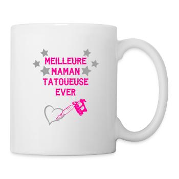 Meilleure maman tatoueuse ever fête des mères gift - Mug blanc - blanc - Droite
