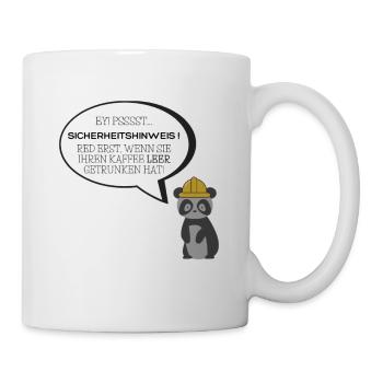 Kaffee Tasse Lustig Spruch Comic Hipster Geschenk - Tasse - Weiß - Rechts
