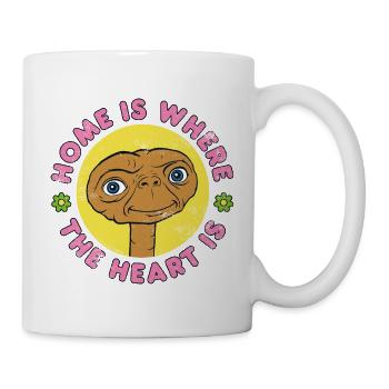 E.T. Der Außerirdische Home Is Where The Heart Is - Tasse - Weiß - Rechts
