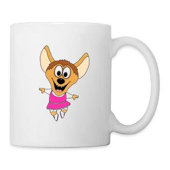 HYÄNE - TANZEN - TÄNZERIN - BALLETT - BALLERINA - Tasse - Weiß - Rechts