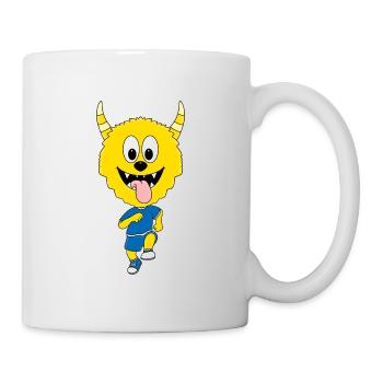 MONSTER - LAUFEN - JOGGEN - MARATHON - SPORT - Tasse - Weiß - Rechts