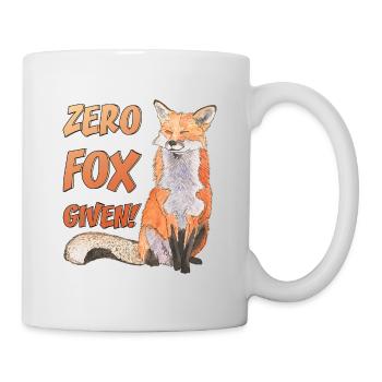 Zero Fox given No Fox given cute fox - Mug - white - Right