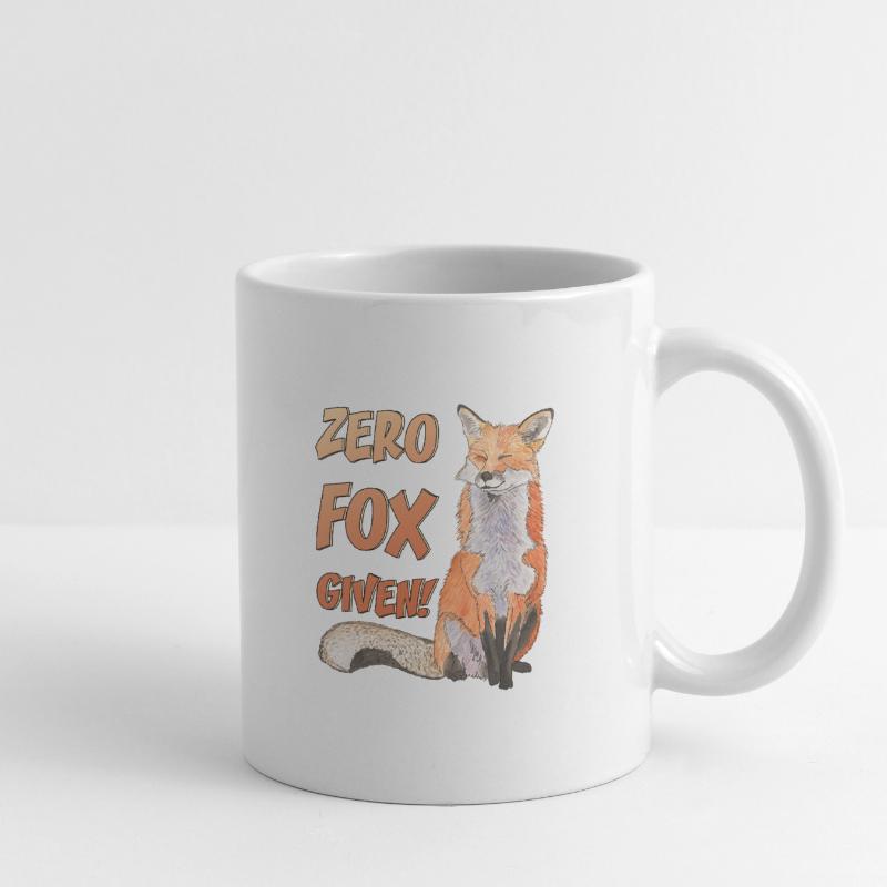 Zero Fox given No Fox given cute fox Mug