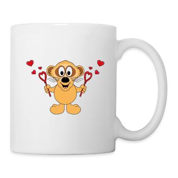 ERDMÄNNCHEN - SEIFENBLASEN - LIEBE - LOVE - Tasse - Weiß - Rechts