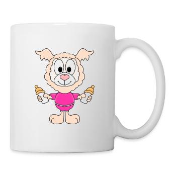 LAMA - ALPAKA - BABY - KIND - TIER - GEBURT - Tasse - Weiß - Rechts