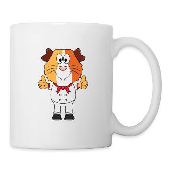 MEERSCHWEINCHEN - KOCH - BÄCKER - BERUF - TIER - Tasse - Weiß - Rechts