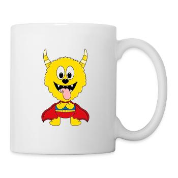 SUPERHELD - HELD - MONSTER - KIND - BABY - Tasse - Weiß - Rechts