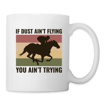 Barrel Racer Racing Reiten Reiten Rennen Rodeo - Tasse - Weiß - Rechts