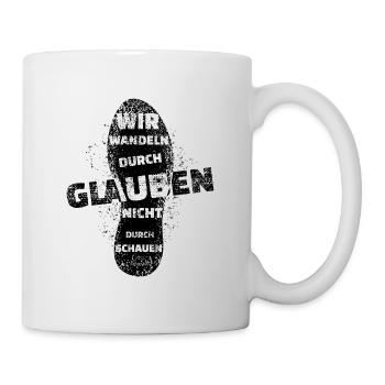 Jesus Christus von Nazareth Glaube Bibel Jesus - Tasse - Weiß - Rechts