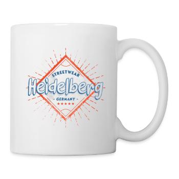 Heidelberg Deutschland Stadt Skyline Heimat Liebe - Tasse - Weiß - Rechts