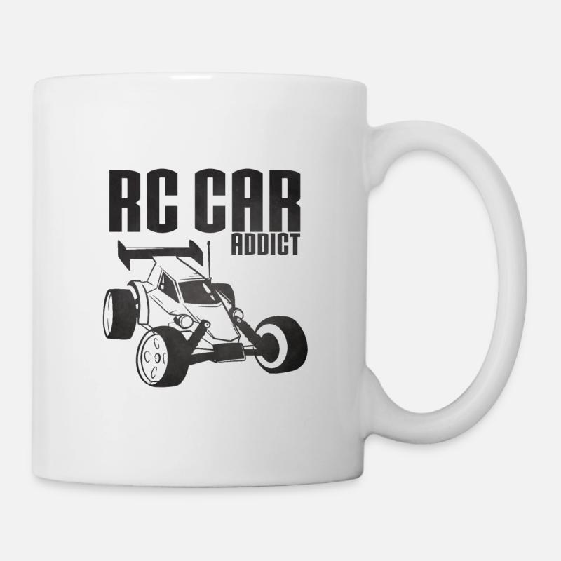 RC car addict - passion voiture radiocommandée - Mug blanc - blanc