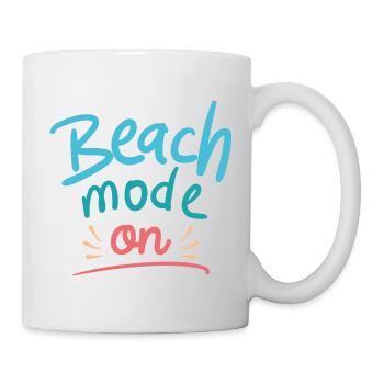 Beach Mode On - Mug - white - Right