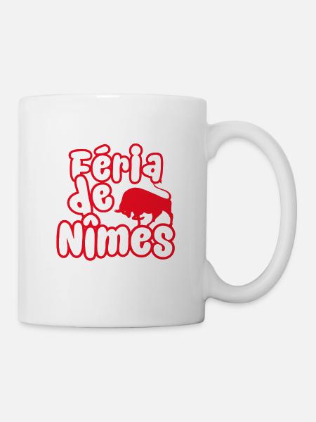 Féria de Nîmes - Mug blanc - blanc