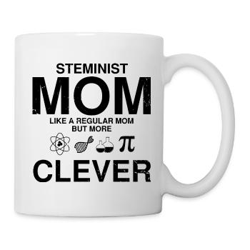 Professorin Steminist Designs für Equality Stem - Tasse - Weiß - Rechts