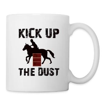 Barrel Racer Reiten Racing Rodeo Lustig - Tasse - Weiß - Rechts