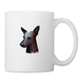 Illustration de l’aquarelle du chien sans poils mexicain - Mug blanc - blanc - Droite