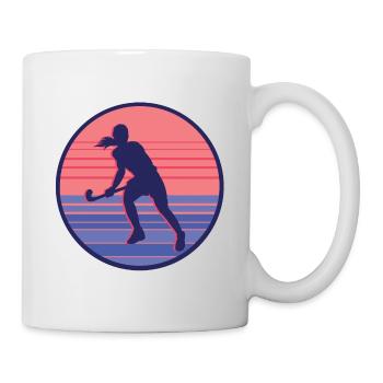 Hockeyspielerin Feldhockey Mädchen Hockey Frauen - Tasse - Weiß - Rechts
