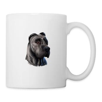 Perro de Presa Canario Hund Aquarell Illustration - Tasse - Weiß - Rechts