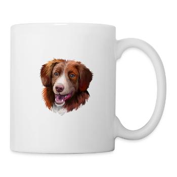 Nova Scotia Duck Tolling Retriever Dog Illustratio - Mug - white - Right