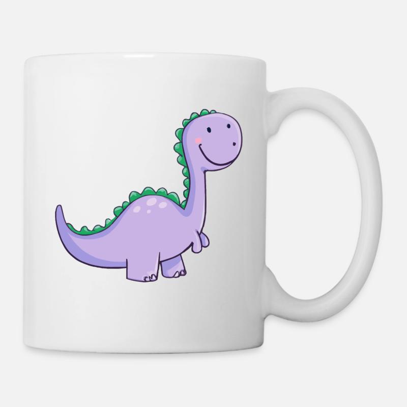 Dinosaurier Kawai - Tasse - Weiß