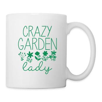 Crazy Garden Lady - Mug - white - Right