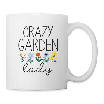 Crazy Garden Lady - Mug - white - Right