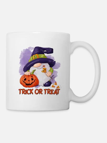 Halloween-Wichtel - Tasse - Weiß