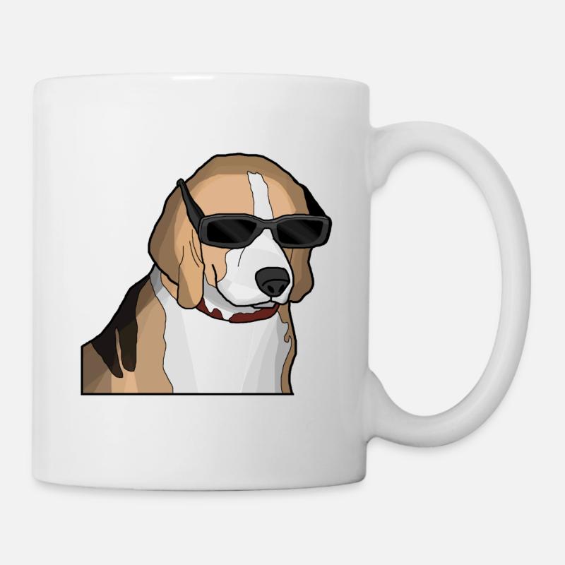 the COOL dog - Tasse - Weiß