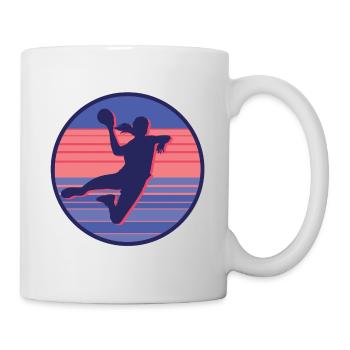 Handball Spieler Handballerin Handballspielerin - Tasse - Weiß - Rechts