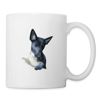 Illustration de l’aquarelle de seskar Seal Dog - Mug blanc - blanc - Droite