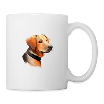 Schillerstovare Dog Watercolor Sketch Illustration - Mug - white - Right
