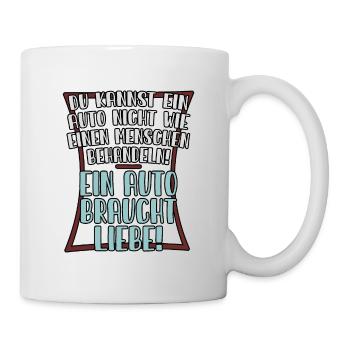 Auto Liebe Tuning - Tasse - Weiß - Rechts