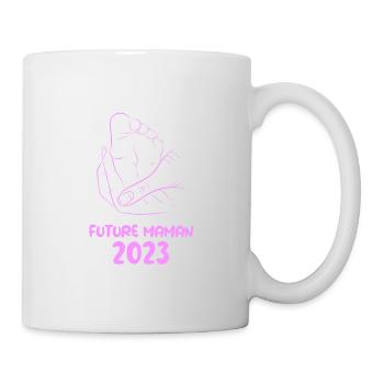 Future maman 2023 - Mug blanc - blanc - Droite