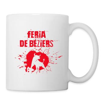Féria de Béziers - Mug blanc - blanc - Droite