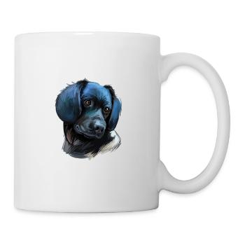 Stabyhoun Stabij Aquarelle pour chien Illustration - Mug blanc - blanc - Droite