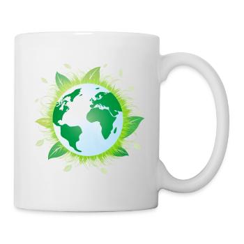 Save and protect planet earth! - Mug - white - Right