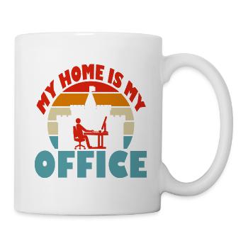 My Home is my Office - Tasse - Weiß - Rechts