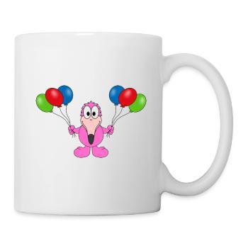 LUFTBALLONS - FLAMINGO - TIER - KIND - BABY - FUN - Tasse - Weiß - Rechts