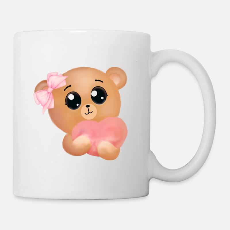 Teddybär - Tasse - Weiß