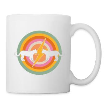 Two white beasts - Mug - white - Right