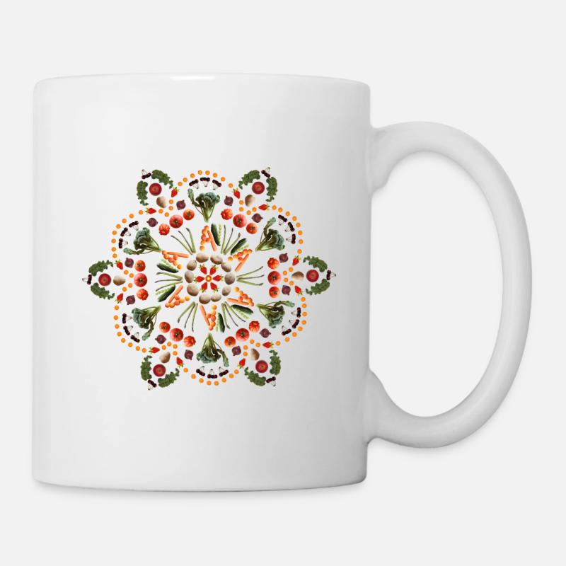 Food Mandala - Mug - white