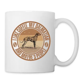 Café dalmate Café Pour chiens - Mug blanc - blanc - Droite