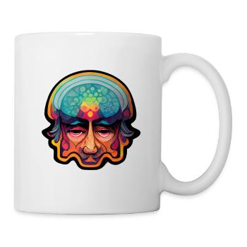 Psychedelic Head - Tasse - Weiß - Rechts