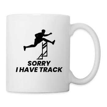 Hurdles Hurdling Hurdler Running Runner Athletes - Mug - white - Right