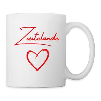 Zoutelande Love Design - Mug blanc - blanc - Droite