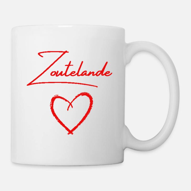 Zoutelande Love Design - Mug blanc - blanc