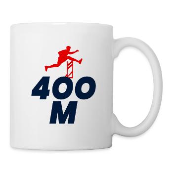 Hurdles Hurdling Hurdler Running Runner Athletes - Mug - white - Right